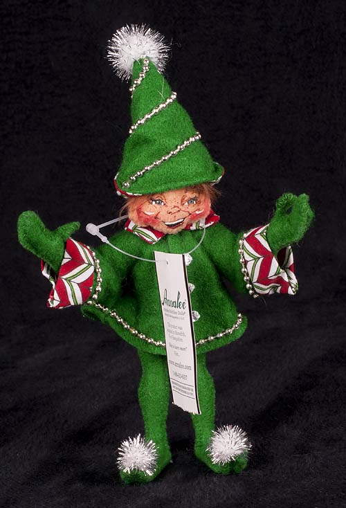 Annalee Candy Cane Elf